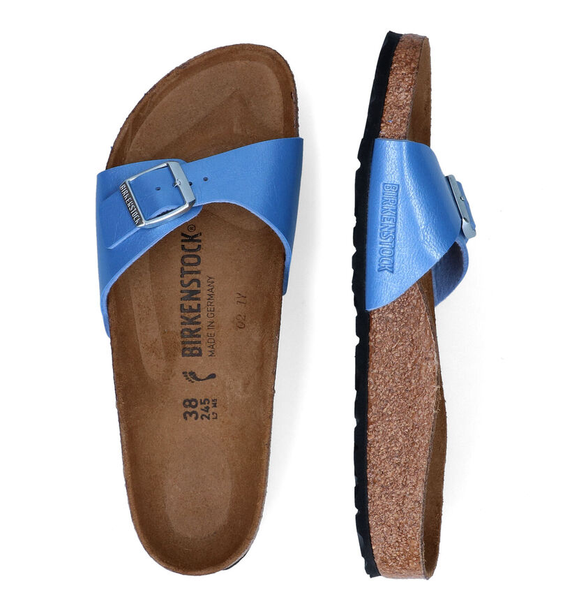 Birkenstock Madrid Birko-Flor Witte Slippers voor dames (338044)
