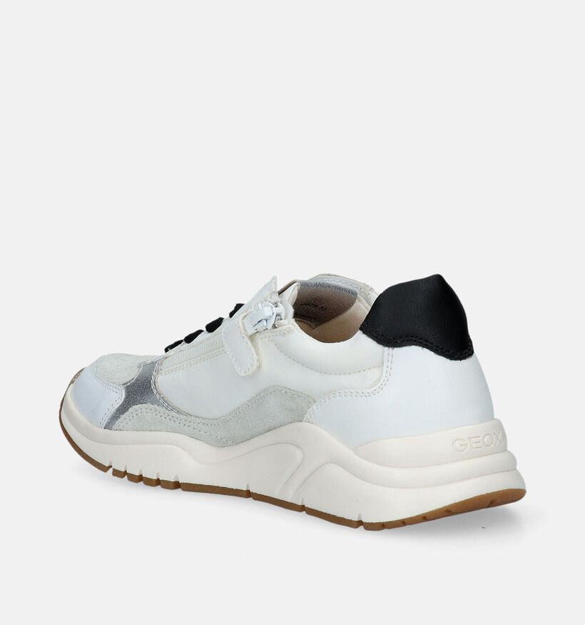 Geox Mawazy Witte Sneakers voor meisjes (335796) - geschikt voor steunzolen