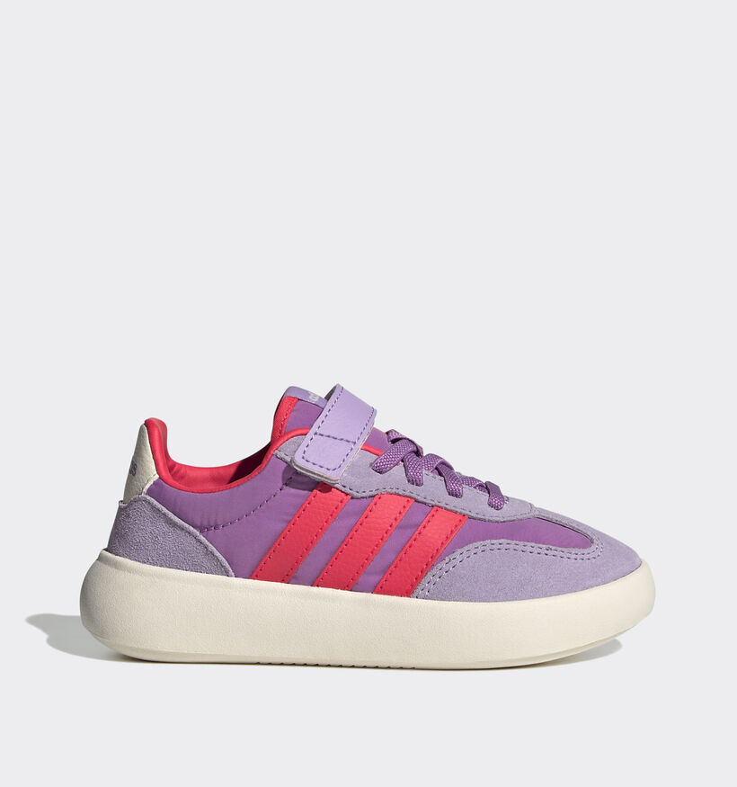 adidas Barreda Decode Baskets basses en Violet/Rouge pour filles (359615) - pour semelles orthopédiques