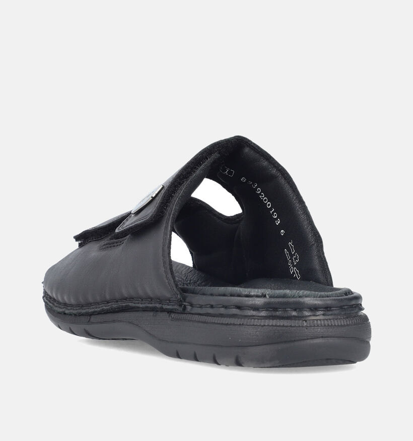 Rieker Zwarte Slippers voor heren (354826)