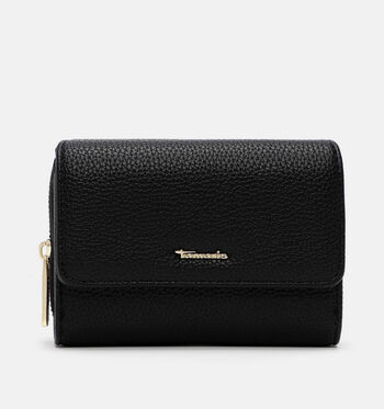 Tamaris Portemonnees Zwart/Cognac/Bordeaux