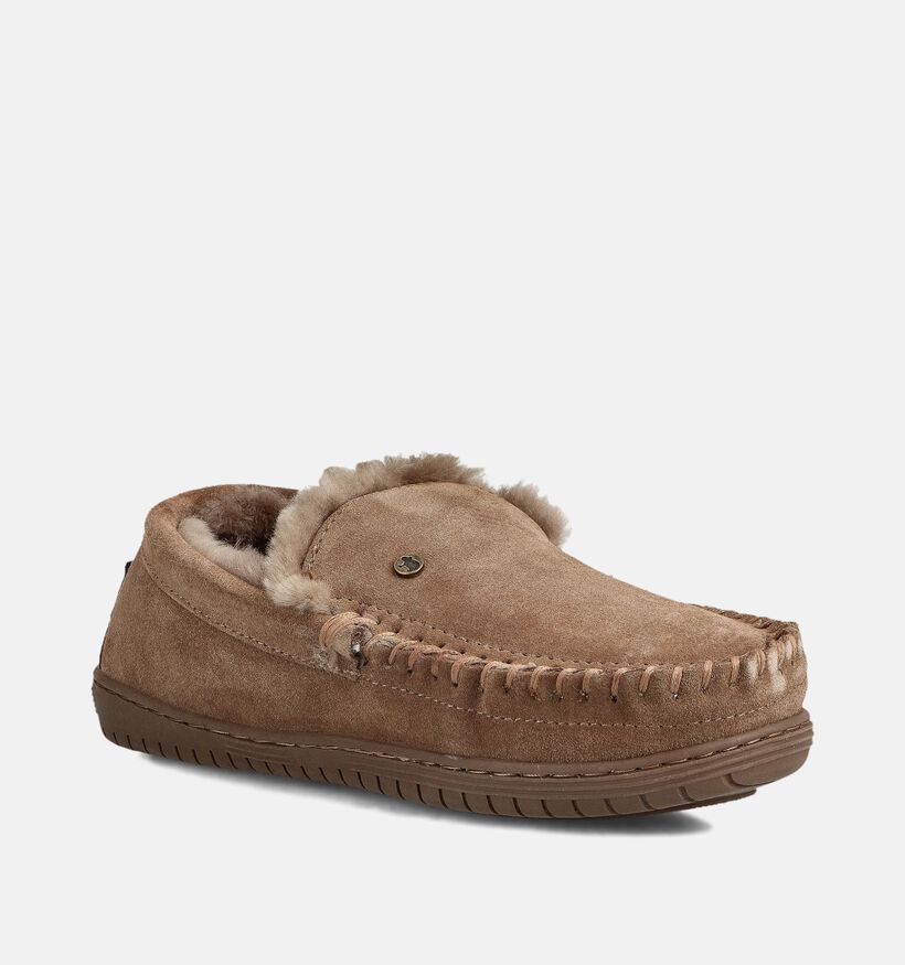 Warmbat Grizzly Bruine Pantoffels voor heren (363340)