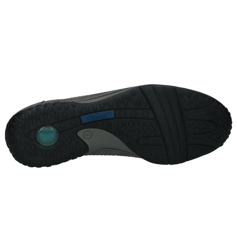 Gabor OptiFit Chaussures à lacets en Gris foncé en nubuck (231277)