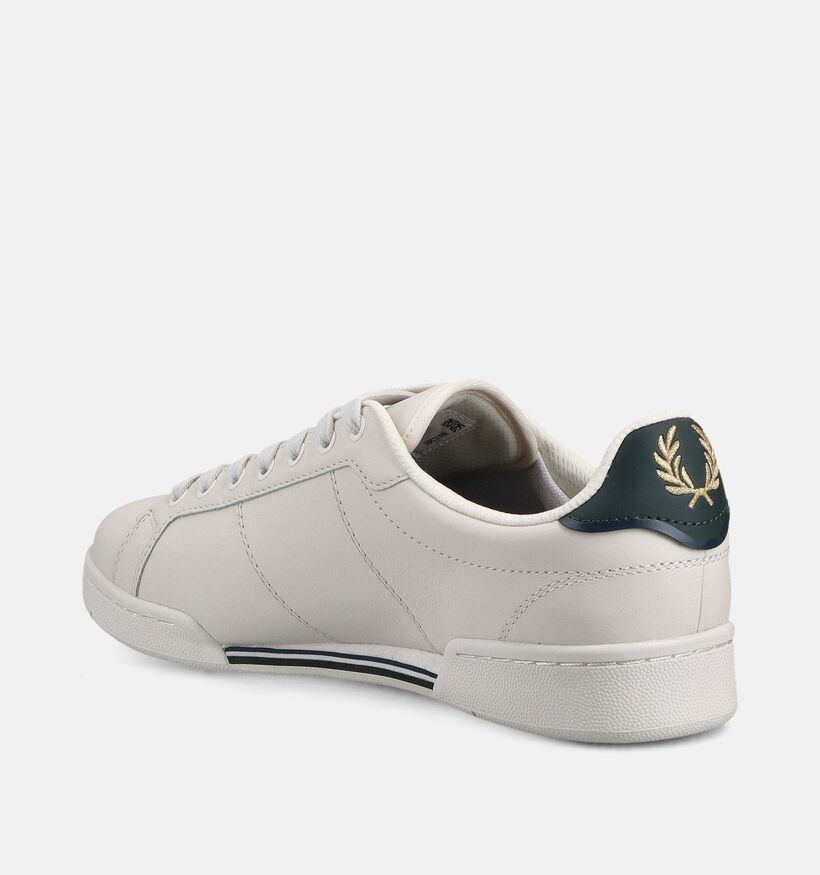 Fred Perry Witte Veterschoenen voor heren (368921) - geschikt voor steunzolen