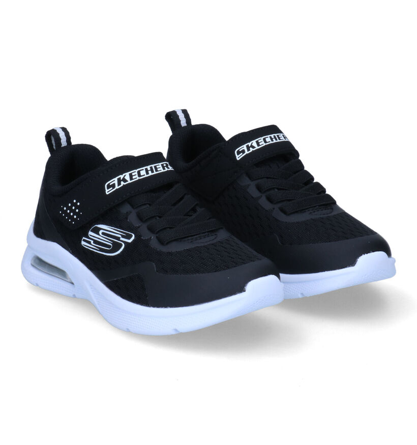 Skechers Mocrospec Max Zwarte Sneakers voor jongens (302934)