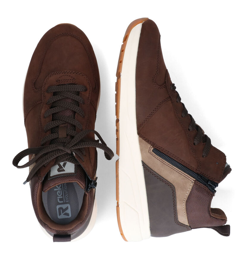 Rieker Chaussures hautes en Brun foncé en nubuck (317031)