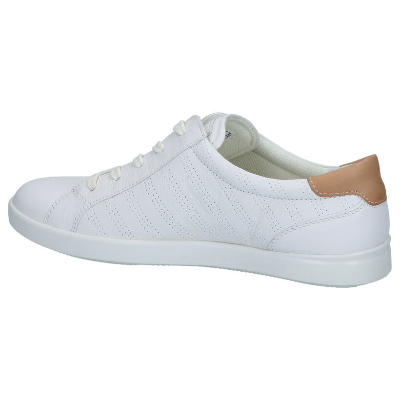 ECCO Leisure Ecru Veterschoenen in leer (287317)