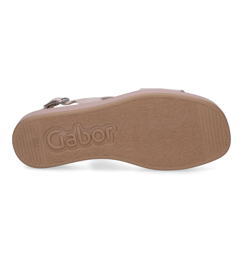 Gabor Best Fitting Roze Sandalen in daim (306222)