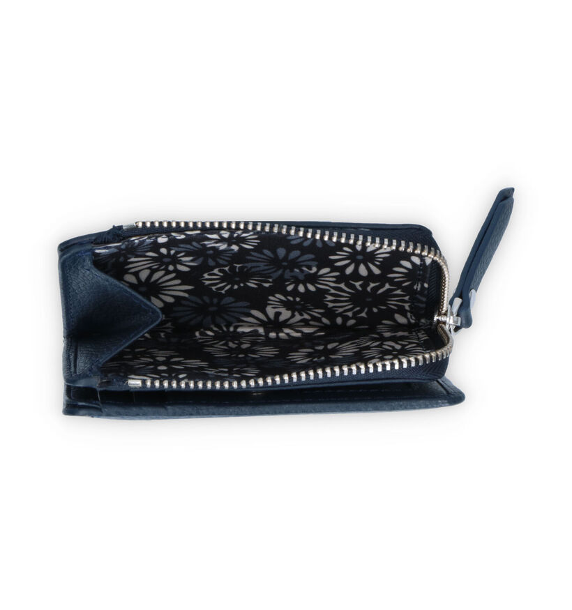 Euro-Leather Zwarte Portemonnee voor dames (365198)