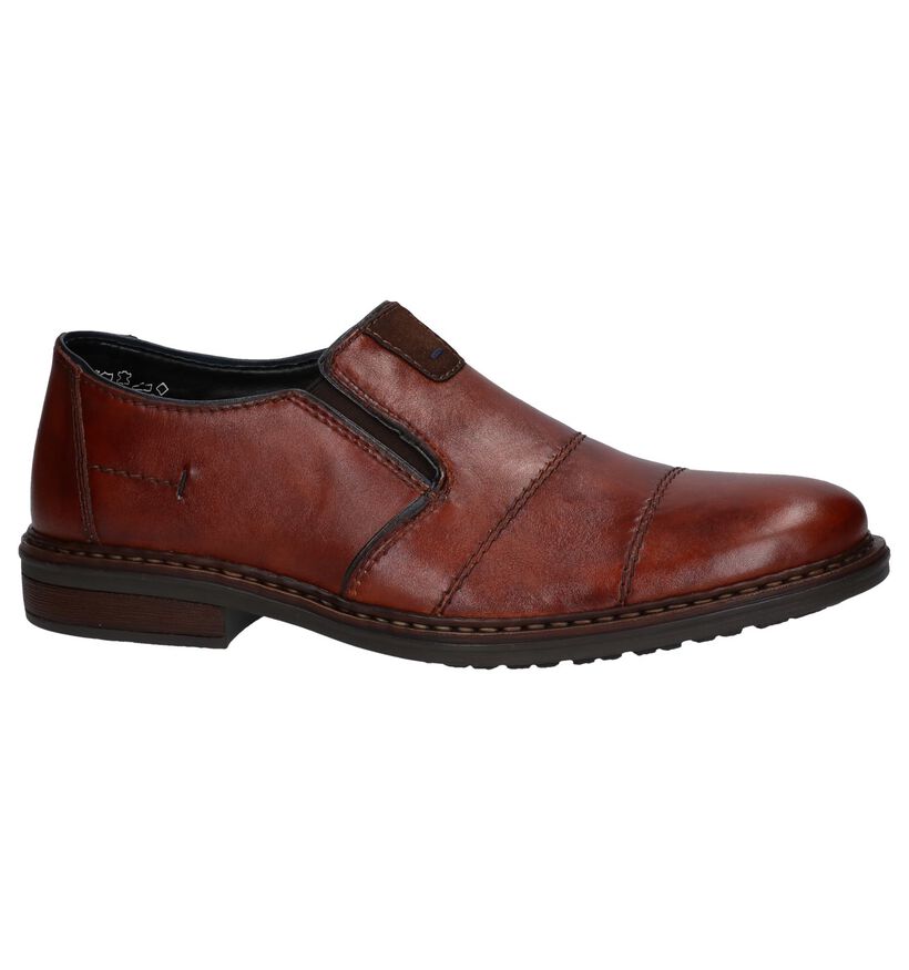 Rieker Chaussures slip-on en Cognac en cuir (277691)