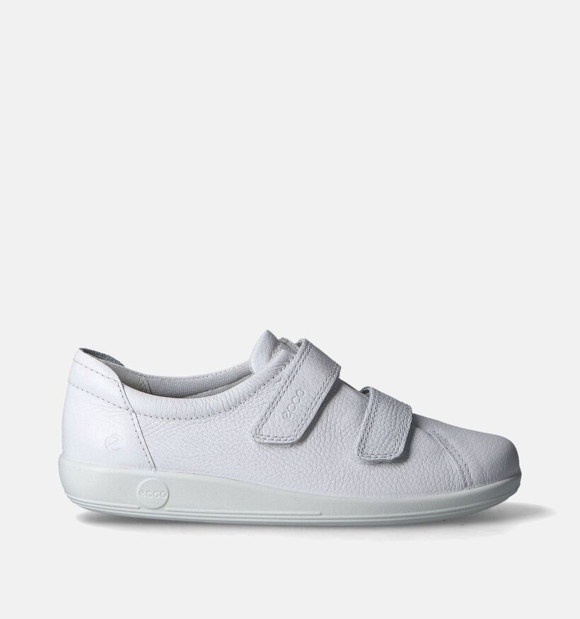 ECCO Witte Velcroschoenen voor dames (353348) - geschikt voor steunzolen