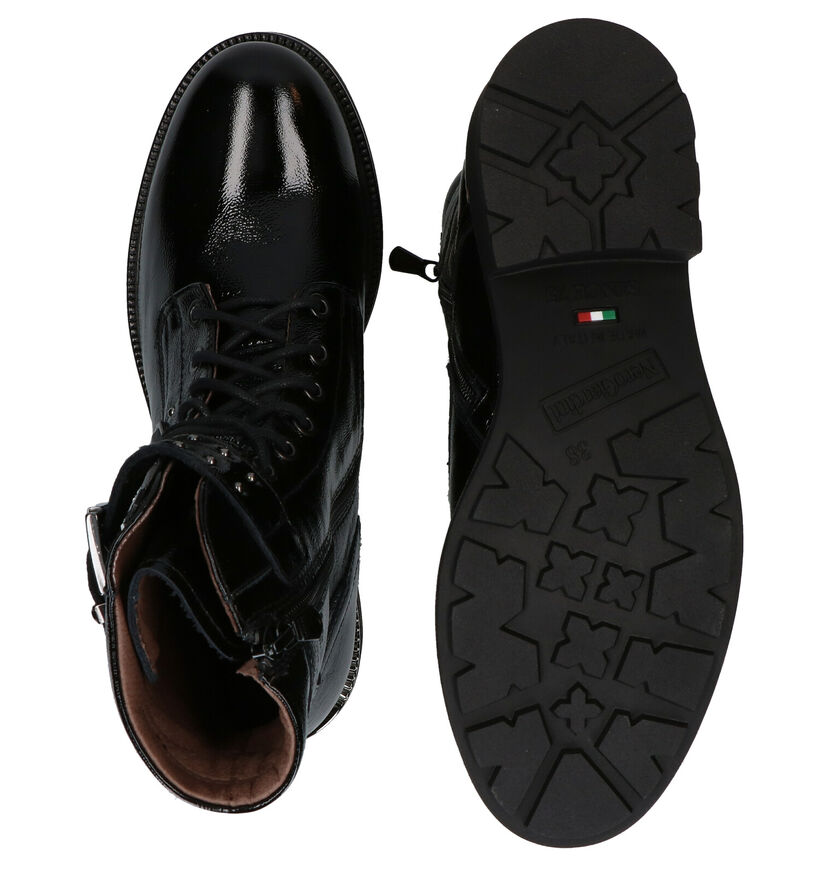 NeroGiardini Boots à lacets en Noir en verni (284016)