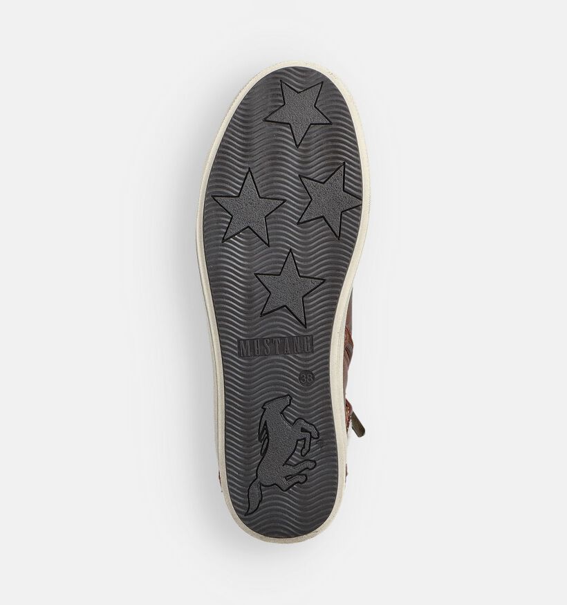 Mustang Baskets montantes en Marron pour femmes (363708)