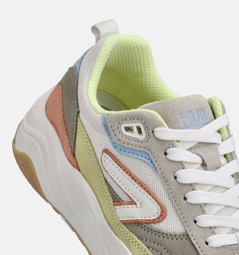 Hub Glide Groene/Multi Sneakers voor dames (369570) - geschikt voor steunzolen