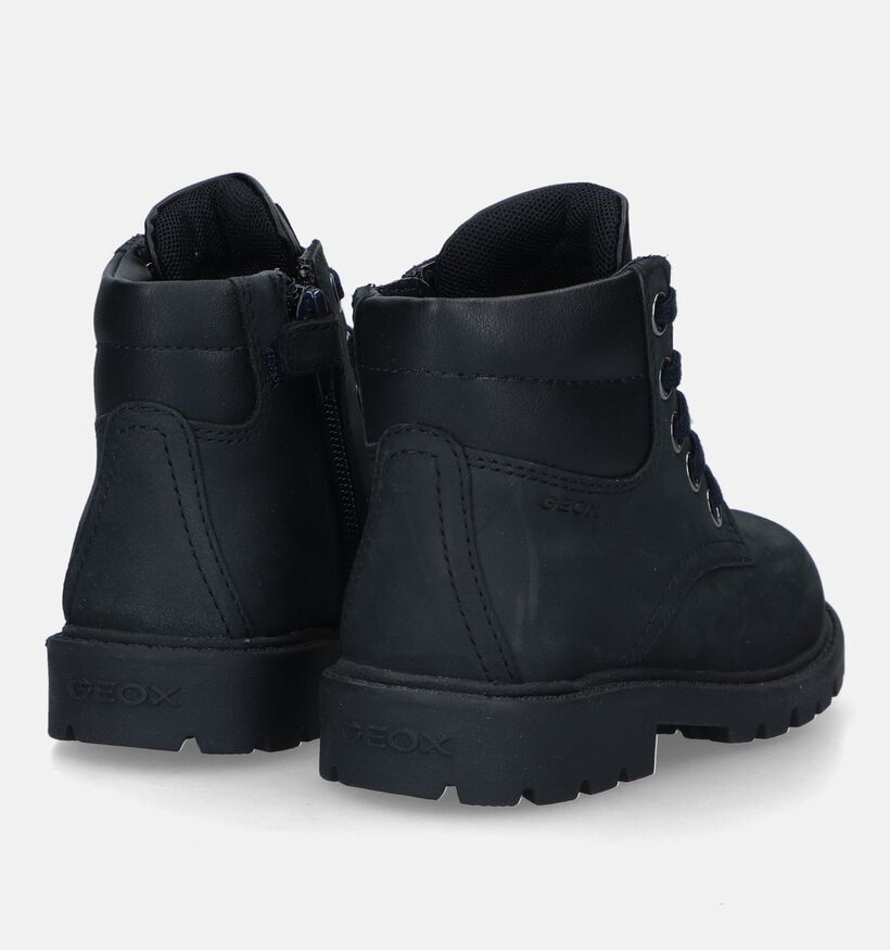 Geox Shaylax Bottines en Marron pour garçons (344554) - pour semelles orthopédiques