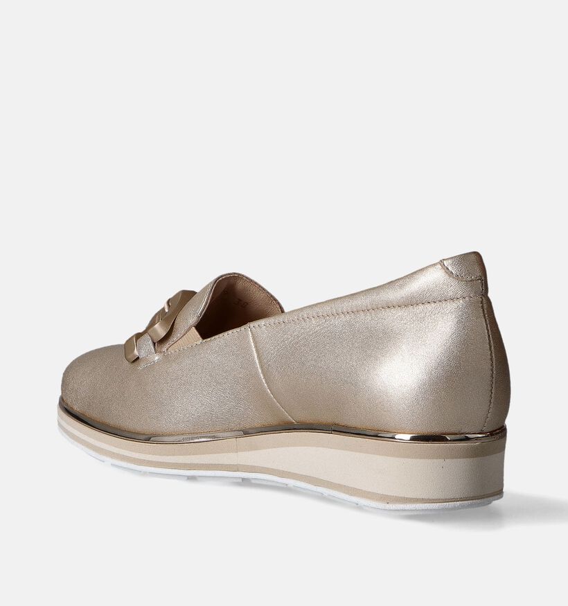 Softwaves Chaussures sans lacets avec talon compensé en Or pour femmes (357263) - pour semelles orthopédiques