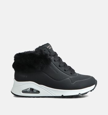 Skechers Sneakers Zwart/Cognac/Roze