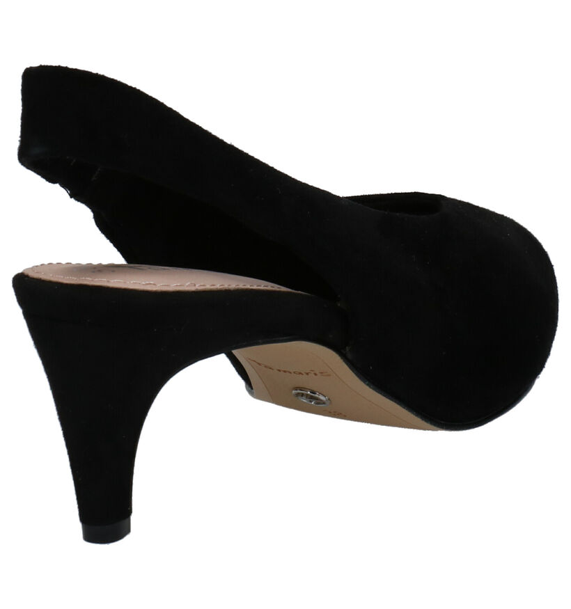 Tamaris TOUCH it Zwarte Pumps in daim (269740)