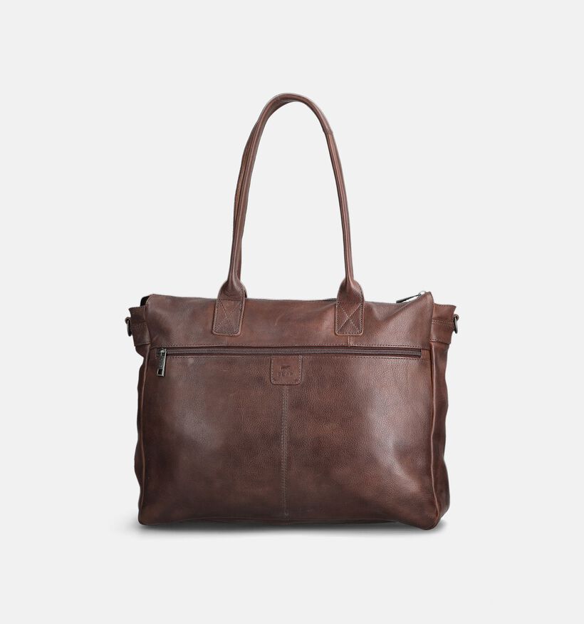 Bear Design Sac ordinateur en Marron pour femmes, hommes (382129)