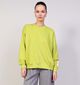 Pieces Muggi Sweatshirt en Vert pour femmes (365637)