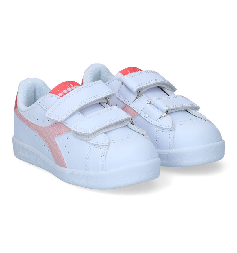 Diadora Game PS Baskets en Blanc en simili cuir (302945)