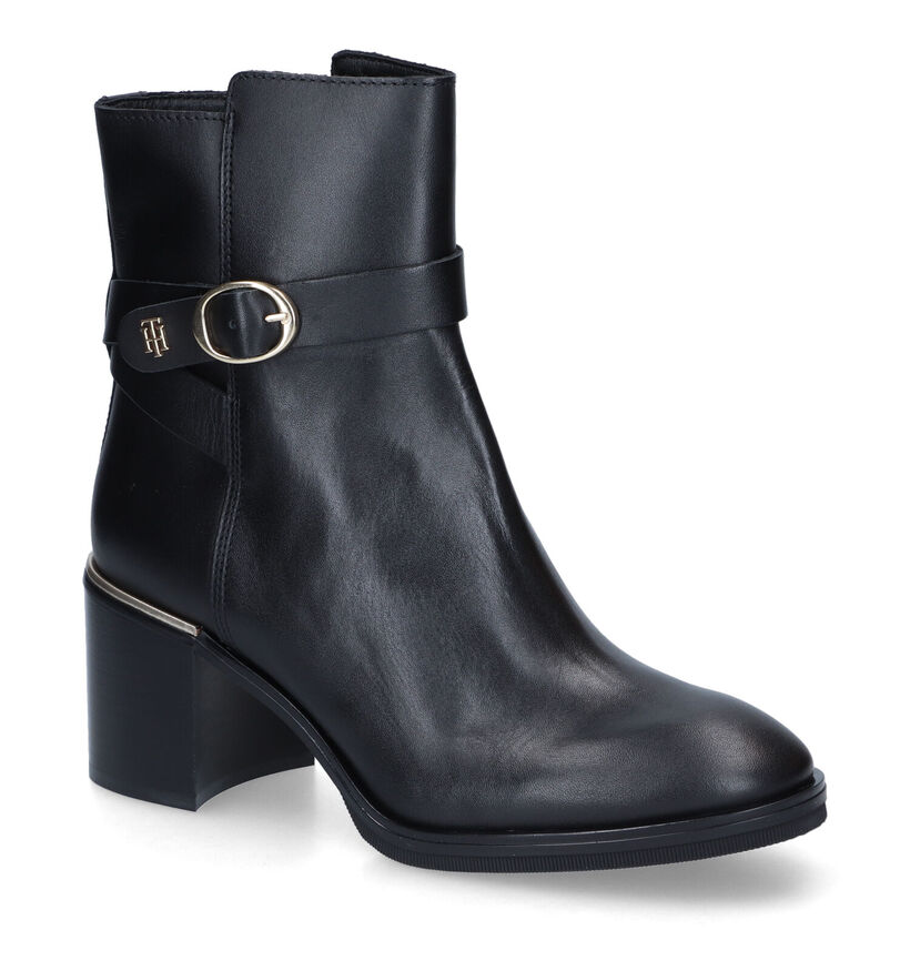 Tommy Hilfiger Belt Bottines en Noir en cuir (314029)