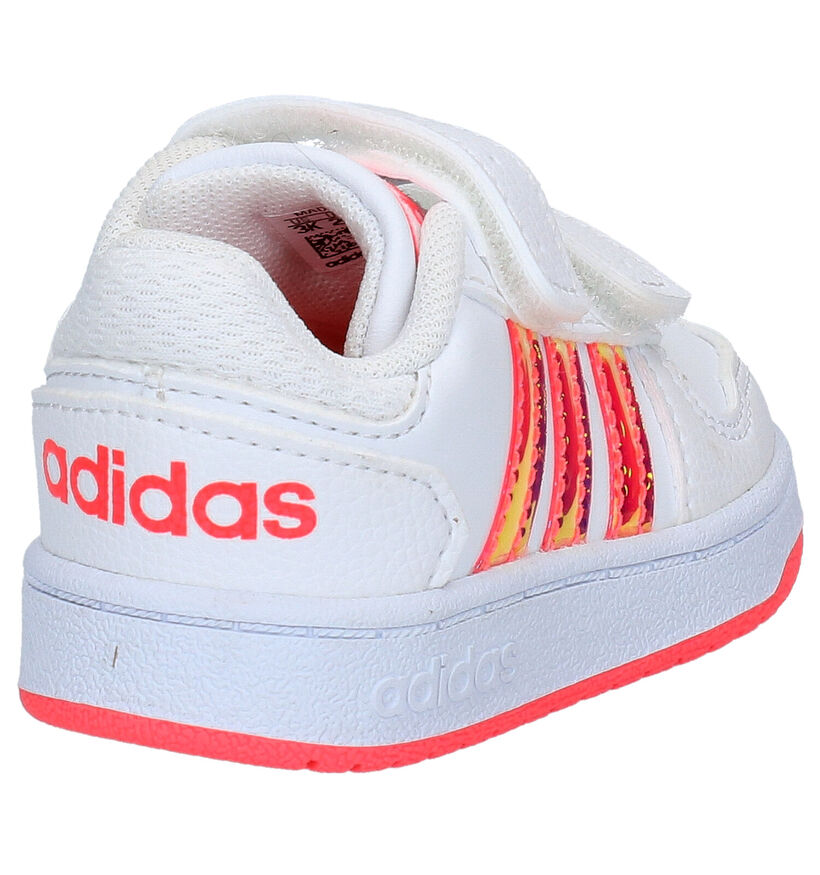 adidas Hoops Witte Sneakers in kunstleer (276579)