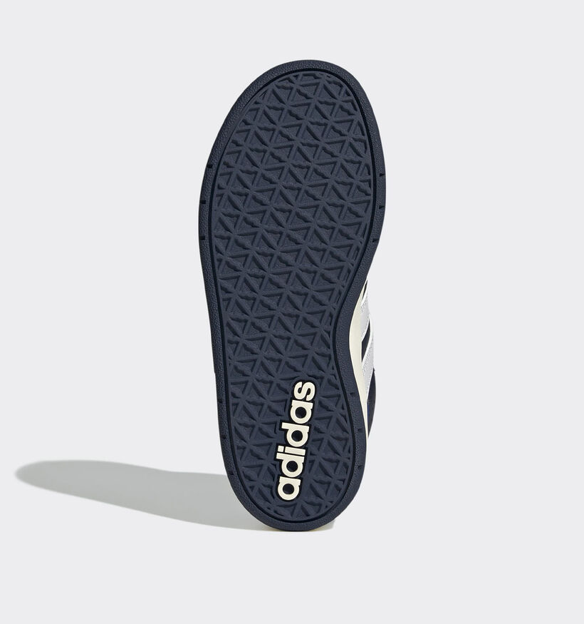 adidas Breakbase Baskets en Bleu fonc&eacute;/Noir pour gar&ccedil;ons (372786) - pour semelles orthop&eacute;diques