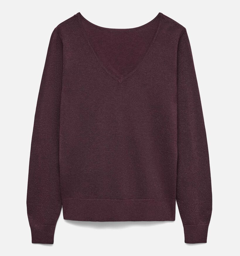 Vero Moda Happy Glitter Bordeaux Trui voor dames (365669)