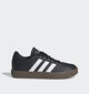 adidas VL Court 3.0 Zwarte Sneakers voor jongens, meisjes (348977)