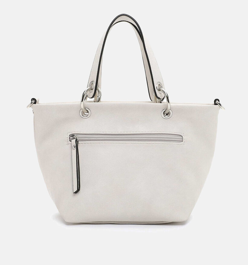 Emily & Noah Beatrix Ecru Shopper tas met rits voor dames (340647)