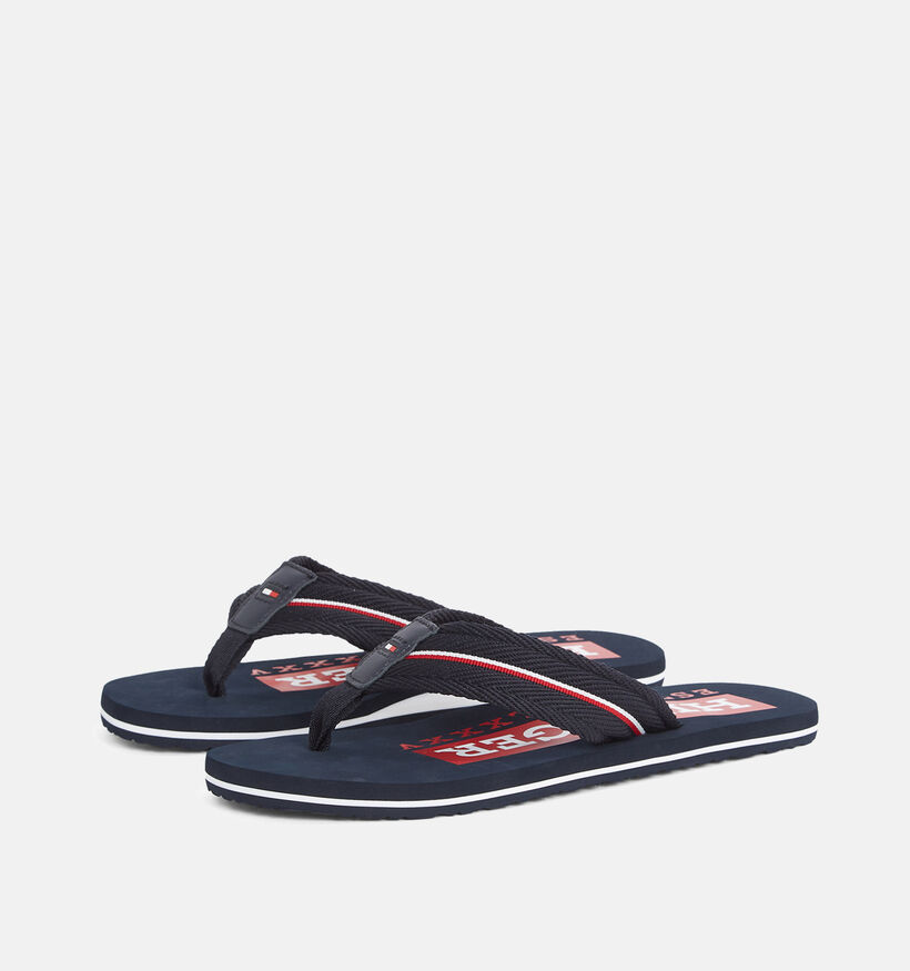 Tommy Hilfigher Corporate Teenslippers Blauw voor heren (352832)
