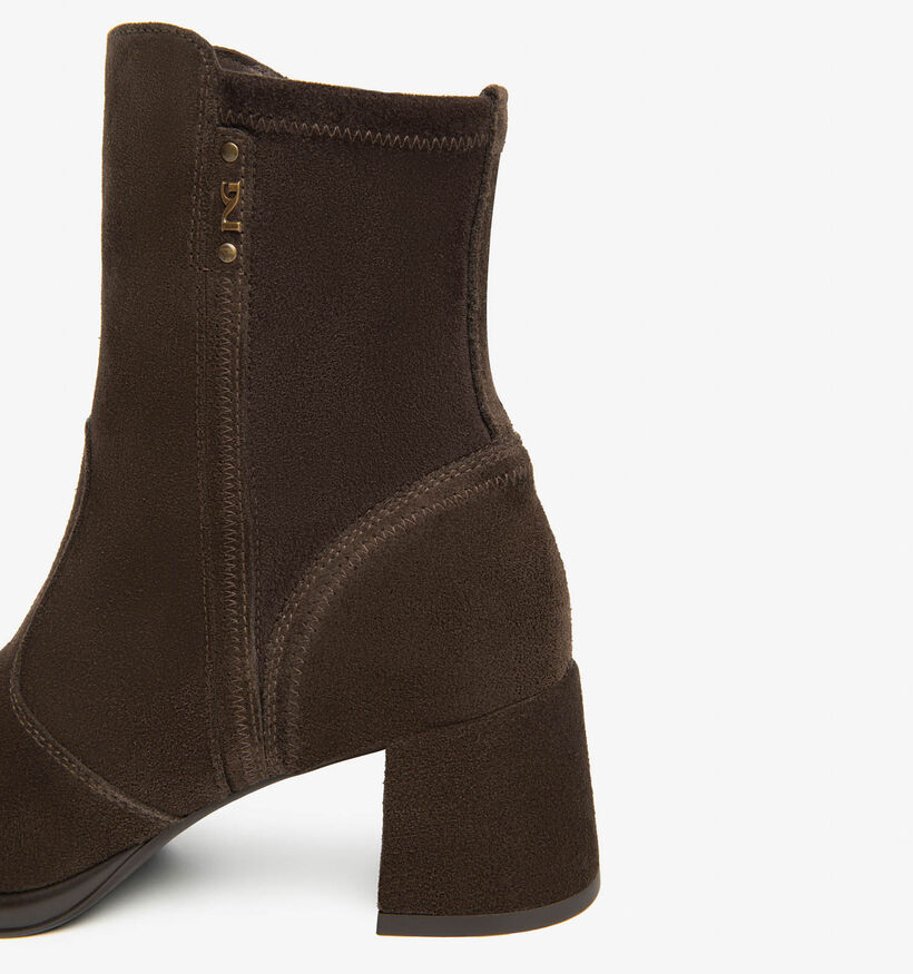NeroGiardini Bottines à talons en Brun foncé pour femmes (363973)