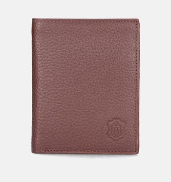 Porte-carte cognac