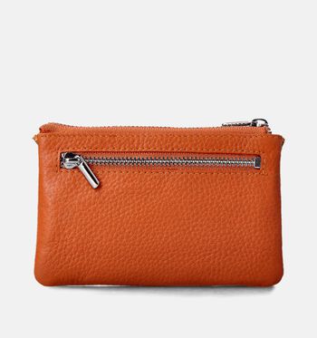 Crinkles Portemonnees Oranje/Beige/Cognac/Blauw/Groen