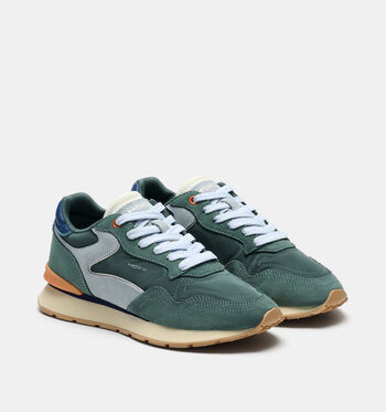 HOFF City Low Sneakers Bruin/Paars/Blauw/Groen