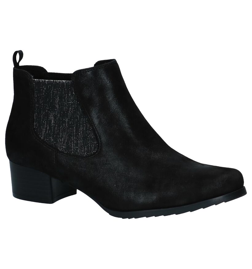 Caprice Bottillons en Noir en nubuck (222615)