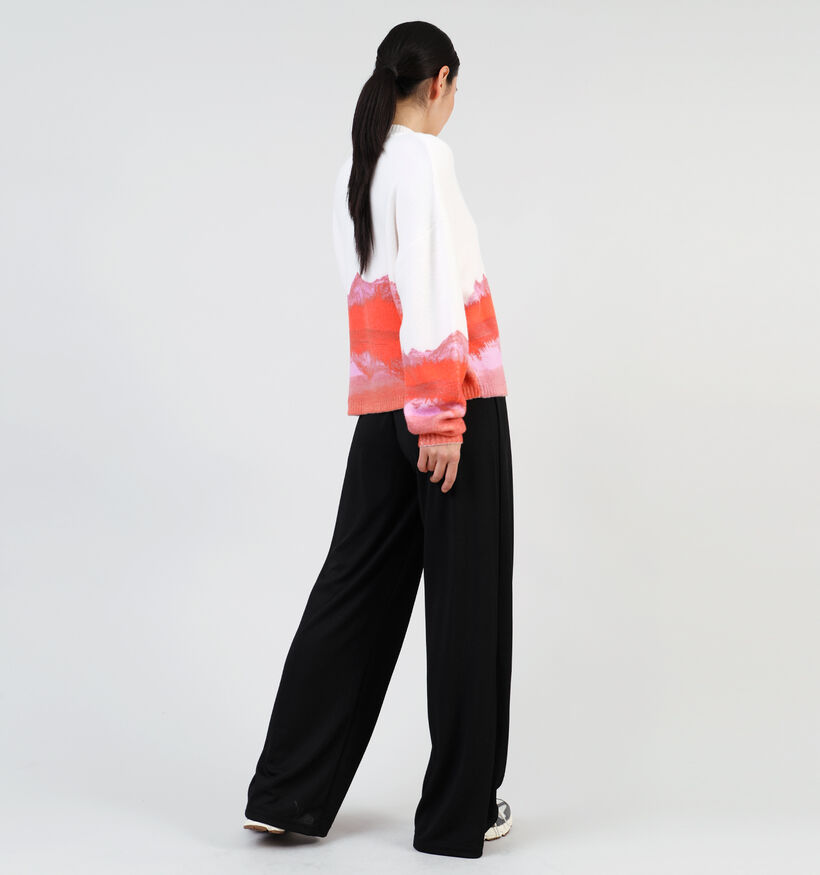 Pieces Nebraska Witte Wollen trui voor dames (359049)