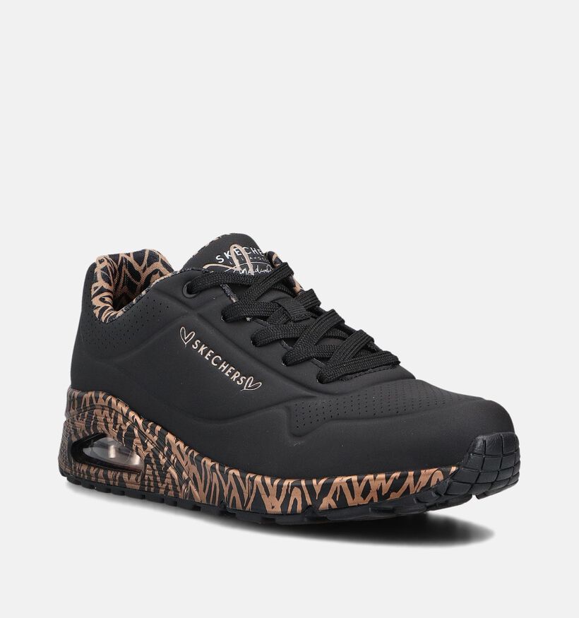 Skechers Uno Loving Love Baskets en Noir pour femmes (360904) - pour semelles orthopédiques