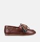 PS Poelman Chaussures bateau en Brun fonc&eacute; pour femmes (384353)