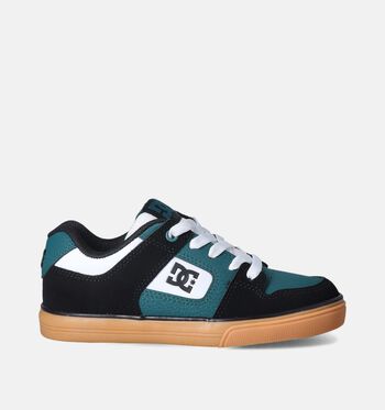 DC Shoes Pure Low Baskets Black/White/Emerald/Black/white/emerald/Blanc