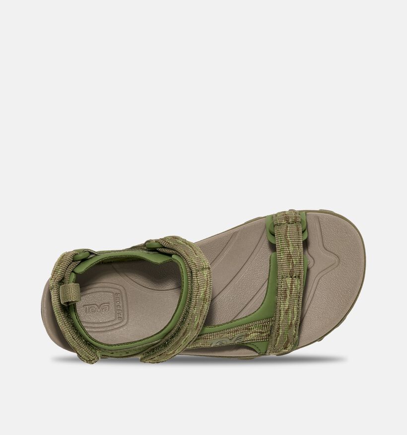 Teva Y-Tanza Sandales de marche en Vert pour filles, garçons (356300)