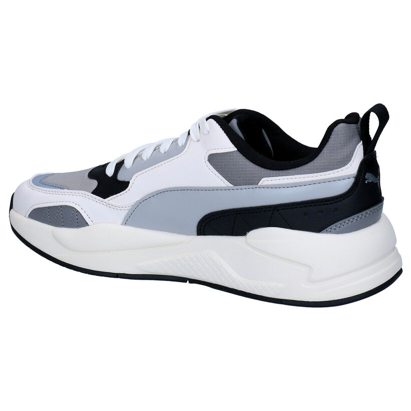 Puma X-Ray Baskets en Ecru en simili cuir (280797)