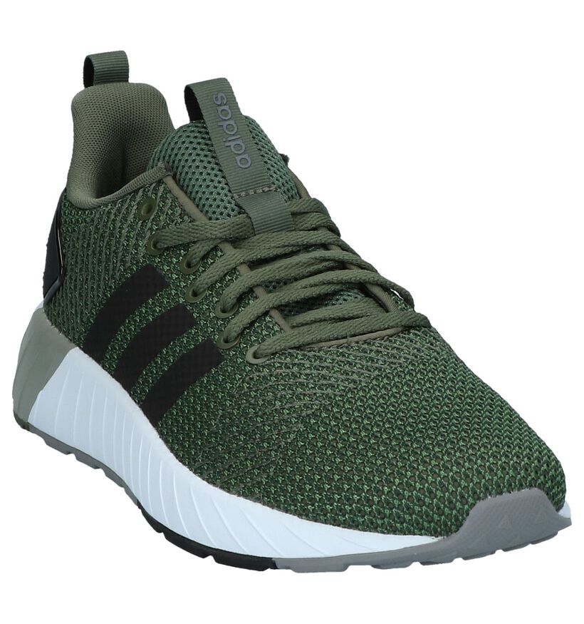 adidas Questar BYD Licht Grijze Sneakers in stof (221614)