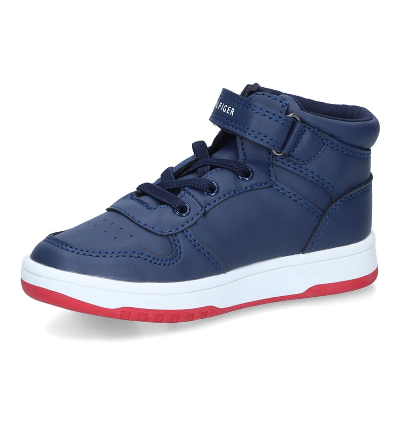 Tommy Hilfiger Cognac Hoge Sneakers voor jongens (312042)