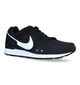 Nike Venture Runner Zwarte Sneakers in nubuck (316793)