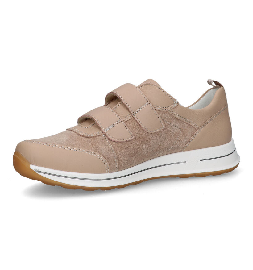 Ara Osaka 2.0 Chaussures à velcro en Beige pour femmes (321903) - pour semelles orthopédiques