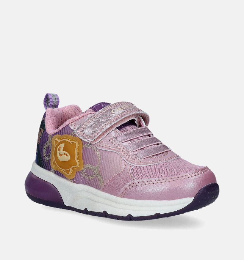 Geox Spaceclub Roze Sneakers voor meisjes (339657) - geschikt voor steunzolen