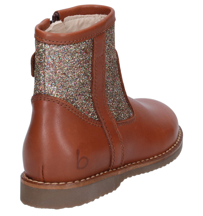 Beberlis Bottes courtes en Cognac pour filles (315678)