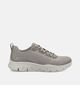 Skechers Bobs B Lite Baskets en Taupe pour hommes (375658)